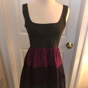 Color Fade Skater Dress